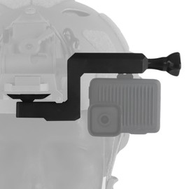 Let Me Be Tactical Helmet NVG Mounts Adapter to Wilcox G19/G24/G30/G34/G69/G70 as Sport Camera Stand for GO PRO/Insta360/DJI