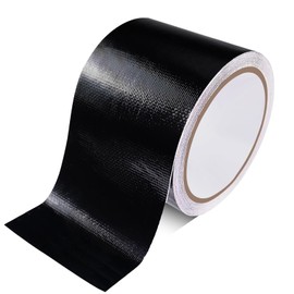 RV Awning Repair Tape Heavy Duty Waterproof Fabric Repair Tape for Tarp Tent Boat Covers Canvas Sail Tape Canopy Air Mattress Patch Kit, UVproof and Heat-Resistant, 3 Inch x 25 Feet, Black