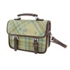 Glen Appin Harris Tweed Bervie Mini Satchel Bag With Adjustable