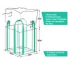 1 Pack FIBC Bulk Bag,2 Ton Bag,35"L x 35"W x