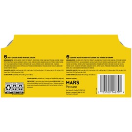 in Gravy Flavor Wet Cat Food Variety Pack, 3.5 Oz Tray (12 Pk), Made with Real Chicken, Salmon Protein to Help Support Strong, Healthy Muscles