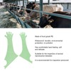 50Pcs Disposable Long Arm Glove PE Green Veterinary Examination Artificial