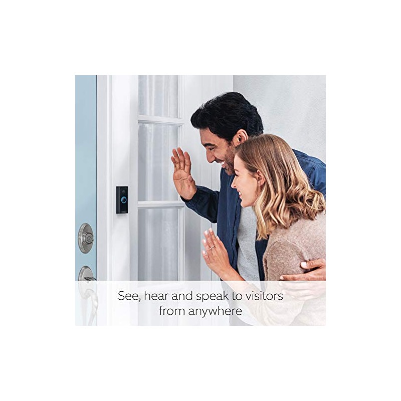 Ring Ring Video Doorbell Wired | Doorbell Security Camera with