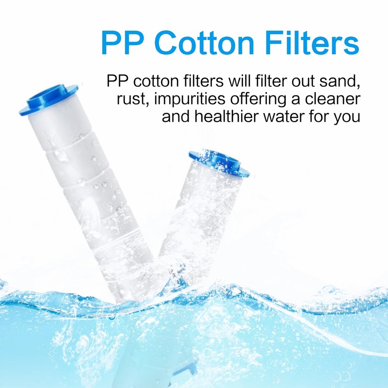 Lotbun Shower Filter 6pcs, Duschfilter Wasserfilter Dusche Duschkopf Filter Shower