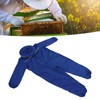 Bee Suit Rubber One Piece Designed Blue Unisex Beekeeping Clothing