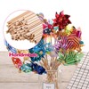 PMELCXD 100 PCS Dowel Rods - Unfinished Natural Wood Dowel