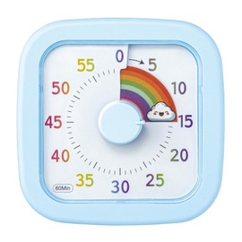 Como Life Analog Timer for Learning, How Many Minutes, Learning, Alarm, Study, Clock, Silent, Concentration, Increased Efficiency, 60 Minutes, Home Work