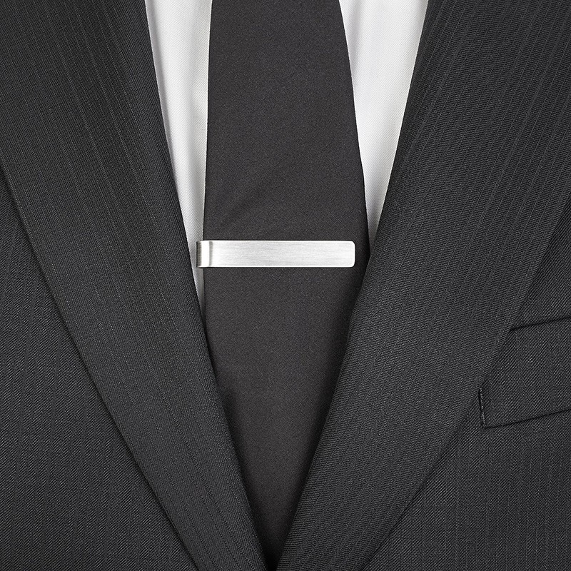 SHUYUE 3 Pc Set 1.9 Inch Skinny Tie Bar Clip