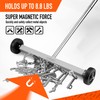 HORUSDY 17-Inch Rolling Magnetic Sweeper with Wheels | Adjustable Handle