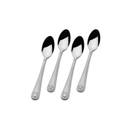 Towle Living Antigua Frost Demi Spoons, Set Of 4, Stainless Steel