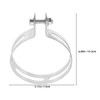 ULTECHNOVO Stainless Steel Motorcycle Exhaust Clamp Hose Bracket Hanger for