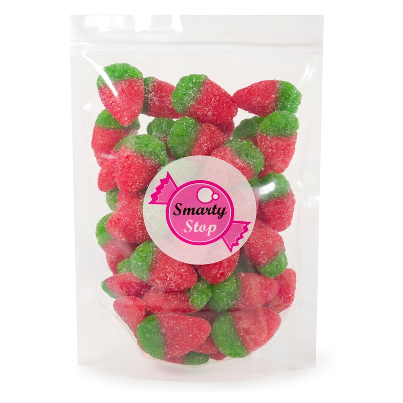 Smarty Stop Sour Whole Strawberry Shapped Gummy Candy (2.2 Pound)