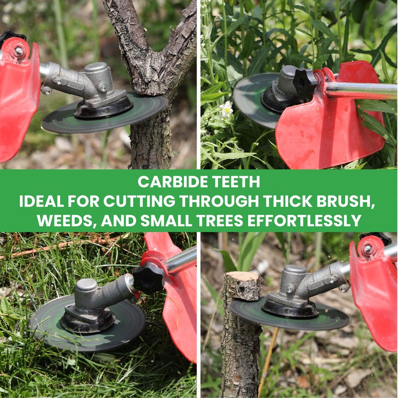 Byane Carbide Brush Cutter Blade, Trimmer Chainsaw Tooth Saw Blade,
