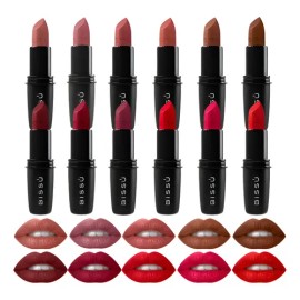Kit Set 12 Labiales Bissu Humectantes Tonos Cafésrojos                                                                                                