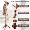 WANGMUXIA Coat Rack, Freestanding Coat Rack with 8 Hooks and