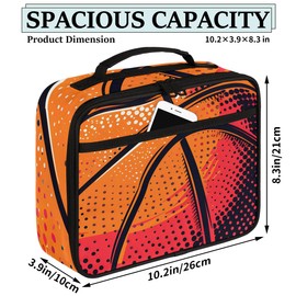 Lunch Box for Women Men Basketball Insulated Lunch Tote Bags Reusable Leakproof Lunch Bag Cooler Tote Large Lunch Bag for Picnic Travel Camping for Travel Picnic Office