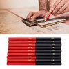 Double-headed red/blue round wire carpenter's pencils, woodworking construction pencils for