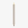 Luminara Pearl Ivory Flameless Candle Tall E12 Taper Bulb Flat
