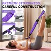 3-Tube Exercise Band for Women, Pedal Resistance Band with Handle,