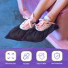 AMZ Disposable Boot and Shoe Covers. Pack of 100 Black