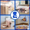 Bluelander Juego De 8 Recipientes Herméticos De Plástico Para Cereales
