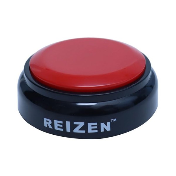 Reizen EL Button Talking Alarm Clock - Spanish Red with