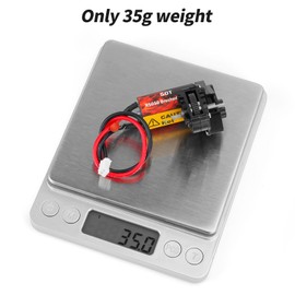 Makerfire RS050 50T Brushed Motor with Helical Gear Complete Transmission for SCX24 AX24 1/24 RC Crawler Upgrade Motor Replacement