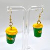 Handmade Subway Cup Earrings - Mini Brands Earrings - Fast