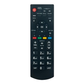 PERFASCIN N2QAYB000822 Replacement Remote Control Fit for Panasonic N2QAYB000822 Viera TV N2QAYB000820 TC-L22X2
