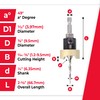 Amana Tool 82 Degree Countersink with Tapered Drill Bit and