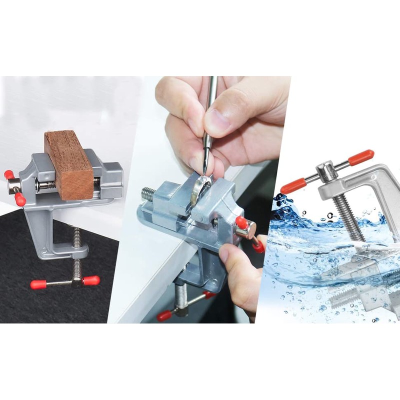 AmoYoung Desktop Vice, Small Home Vice, Easy Installation, Hobby Vice,