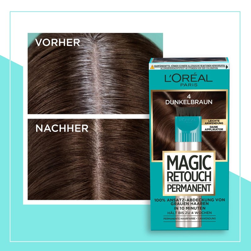 L'Oréal Paris Root Cover for Concealing Grey Hair, Long Lasting