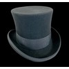 Funk Plus Wool Felt Top Hat Victorian Mad Hatter 6"