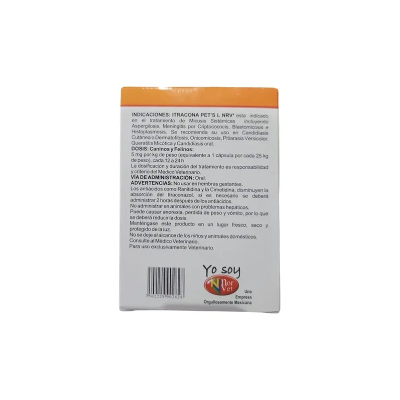 Nueva Imagen Itra-cona Pets L Para Perro *20 Capsulas*