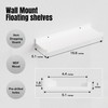 RICHER HOUSE 5 Set White Floating Shelves, Wall Mounted Shelves