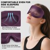 3D Contoured Sleep Mask, 100% Blackout Eye Mask for Women