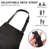 BeLuyi Adjustable Bib Apron with 2 Pockets Chef Cooking Kitchen