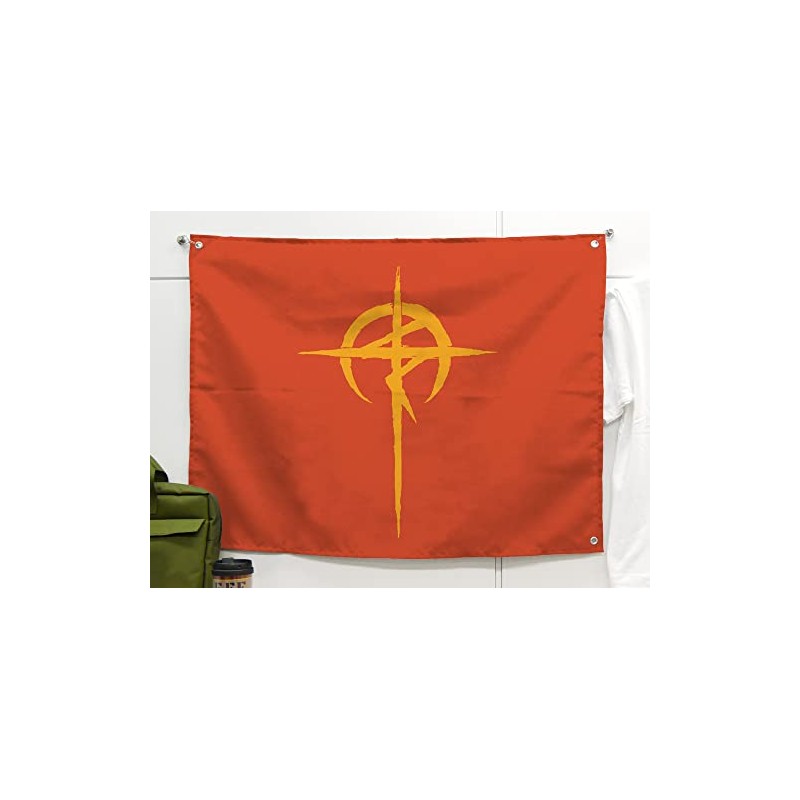 Cospa Mobile Suit Gundam Flashing Hathaway Muffy Flag, Approx. 35.4