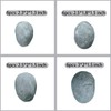 Grey Gas Logs Ceramic Pebbles,24PCS Gas Fireplace Logs,Inside Fireplace Accessories,Ceramic
