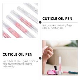 Bolígrafo de Aceite Nutritivo para Cutículas Vitamina y Bha, Aplicación Precisa Uñas Suaves Después de Manicura, Paquete de 8 Piezas de 3ml