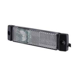 HELLA 2PG 008 645-961 Position Light - LED - 24V - mounting - Lens Colour: Crystal clear - Cable: 5000mm - Front