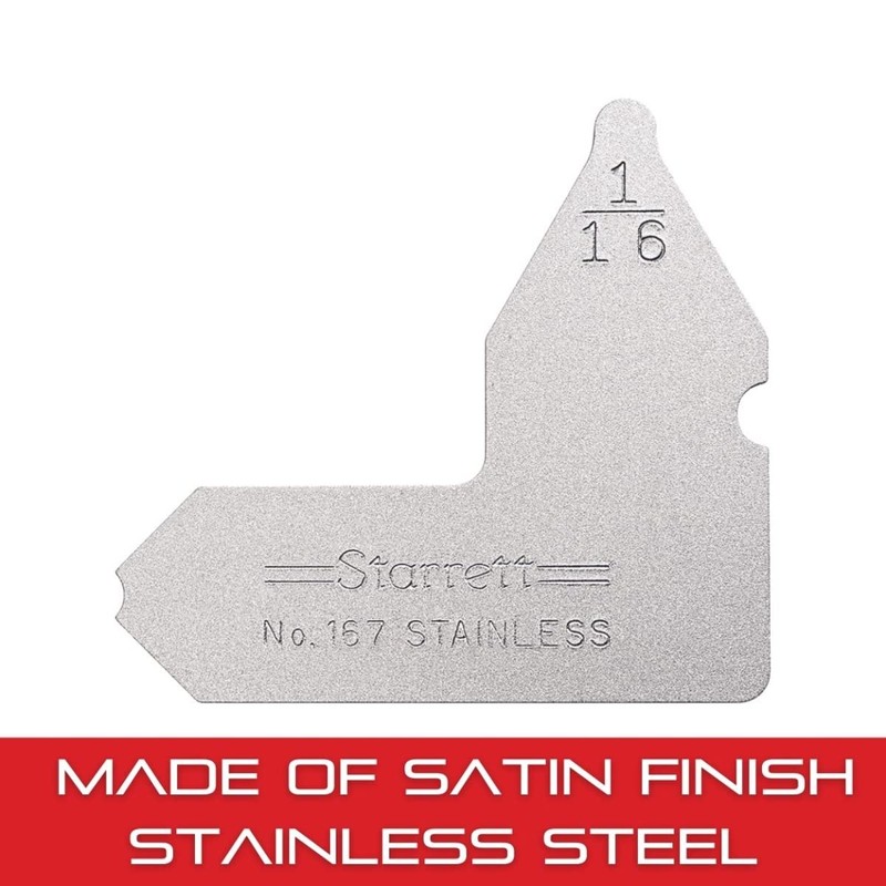 Starrett Individual Radius Gage for Both Convex and Concave Radii
