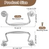 uxcell 2pcs Bail Pull Handle, 4 Inch Bail Drawer Pull