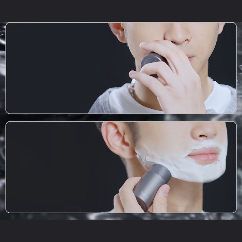 Men Electric Trimmer Rechargeable Portable Lightweight Intelligent Sensor Beard Cutting