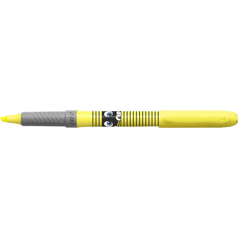 BIC Highlighter Grip Decor Highlighter Pens, Line Width 1.6 to