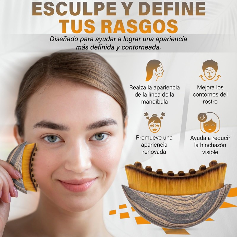 Lymphatic Drainage Gesichtsbürste, Lifting-Effekt, ergonomisches Design, weich für die Haut,