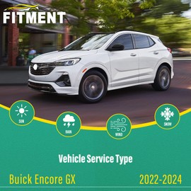 26" 16" 11" Windshield Wiper Blades Replacement for Buick Encore GX 2022 2023 2024 Premium All Weather Front Rear Wipers Set - OEM Quality (Pack of 3)