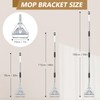 Mop Handle Commercial Heavy Duty, 59-Inch Stainless Steel Adjustable Industrial