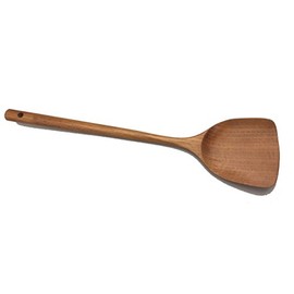 JapanBargain 4080, Wooden Long Cooking Spatula Turner, 14.75-inch