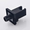 Wall Supply Elbow with Hand Shower Holder, Keymark Brass Square